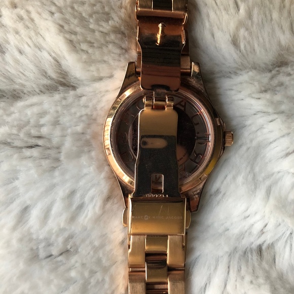 Marc By Marc Jacobs Henry Rose Gold Watch w/ Box - Picture 5 of 6